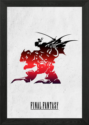 Final Fantasy Gerahmtes Wandbild Poster Leinwanddruck Bild