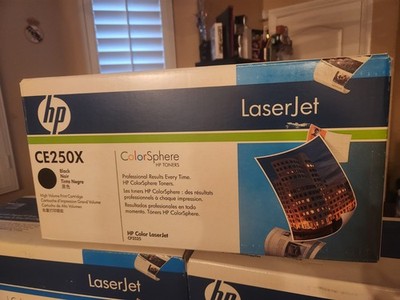 HP LaserJet  CE250X Black Toner Cartridge for HP LJ CP3525