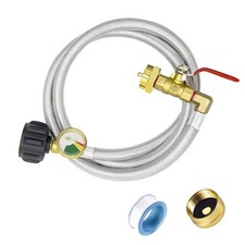 Propane Tank Adapter for 1 lb.Tanks Upgraded 3 Feet Propane Refill Adapter Ho...