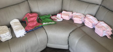 50 pc. lot Bumgenius cloth diapers, 16 Small, 10 One-Size covers; inserts