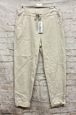 Moonshine Fashion Stretch Hose Jogpants Freizeit 48 50 52 Übergrösse Neu creme