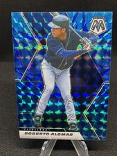 2021 Panini Mosaic - Roberto Alomar #5 Reactive Blue Mosaic Prizm Indians