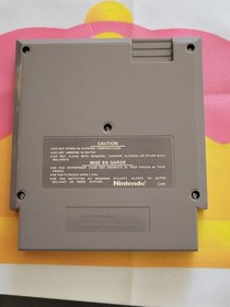 Pinball (Nintendo NES, 1985) Cartridge And Manual