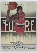 2005-06 Upper Deck NBA Reflections Future 783/1499 Martell Webster #147 qp4