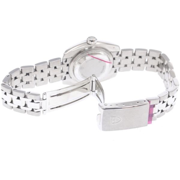 TUDOR CLASSIC DATE 22010 28mm SS Black Dial Automatic Date #C519 image 5