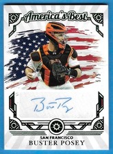 BUSTER POSEY 2025 Panini America's Best SSP Auto (RARE) 