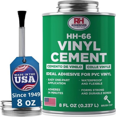 Industrial Vinyl Cement 8 oz - Waterproof PVC Adhesive Glue Pool Tarps