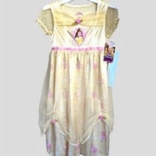 Disney Belle Beauty The Beast Princess Dress Up Costume Yellow 4T