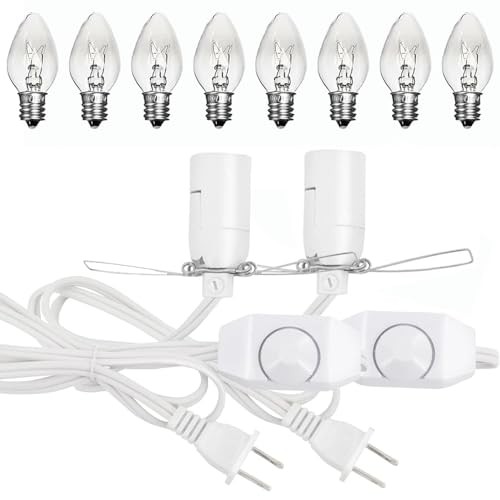 Salt Lamp Cord,Salt Lamp Cord and Base Assembly & Clip for All Himalayan