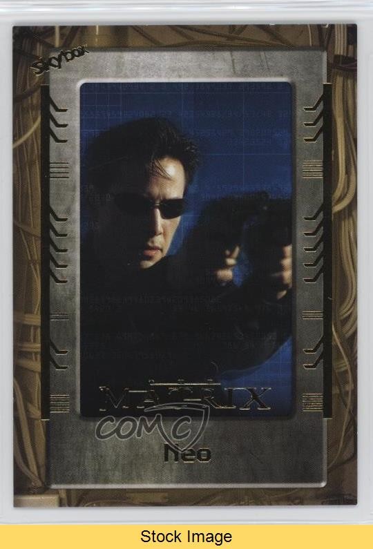2024 Skybox The Matrix Weekly Characters Gold /499 Keanu Reeves as Neo READ 1ai1Fulfilled by COMC - World’s largest consignment service-image
