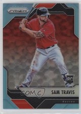 2017 Panini Chronicles Prizm Light Blue Prizm 190/299 Sam Travis #25 1s8