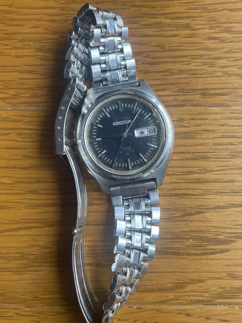 セイコー　5アクタス　6106-7490 セイコー 5アクタスSS 6106-7490 自動巻 OH済 昭和46年製