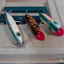 Fishing Lure Balsa 50 Wooden Brothers Prop Shiner uncle smith