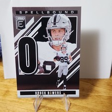 2025 Panini Donruss Elite Spellbound Insert #21 Brock Bowers Raiders Football