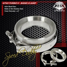 Universal T304 3.25 Zinc Coated Turbo Intercooler Exhaust V-band Clampsflange Universal T304 3.25 Zinc Coated Turbo Intercooler Exhaust V-band Clampsflange