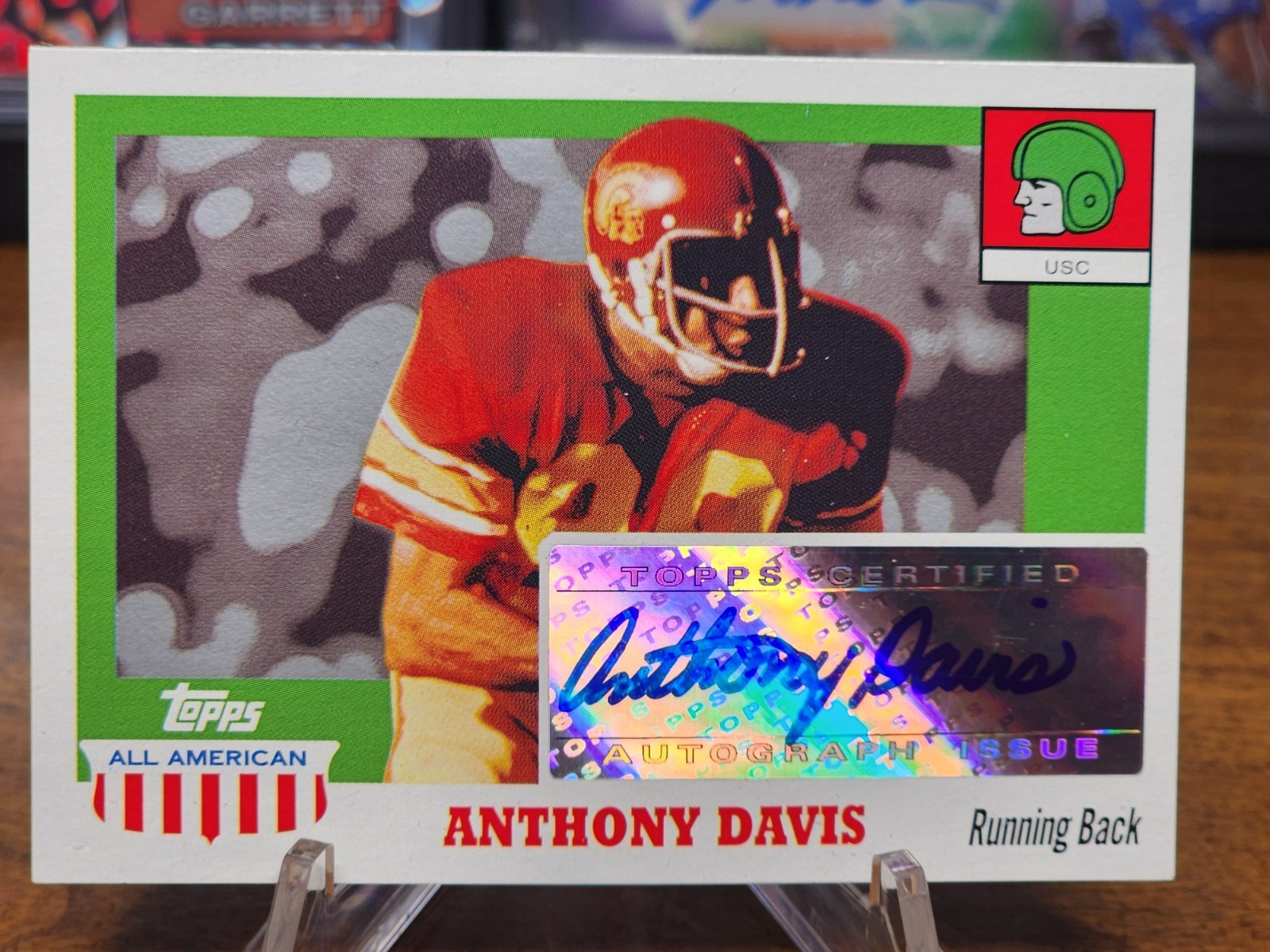2005 Topps All American Retired Edition - Autographs Anthony Davis #A-AD (AU)