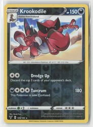 Krookodile 109/185 Vivid Voltage Reverse Holo Rare