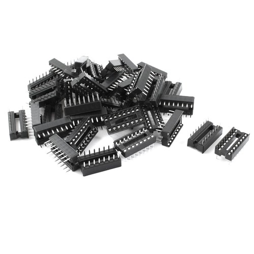 40pcs 2,54 mm scheda a circuito stampato 2 16 Perno DIP TIPO A SALDARE IC