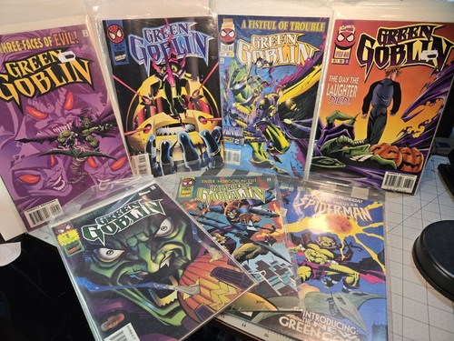Green Goblin #1, 4, 5, 7,  12, 13, From 1996 + New Green Goblin Spect. Spiderman