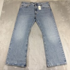 Levi's Premium 517 Jeans Men's Size 38x30 Blue Bootcut Light Wash Demin Cotton