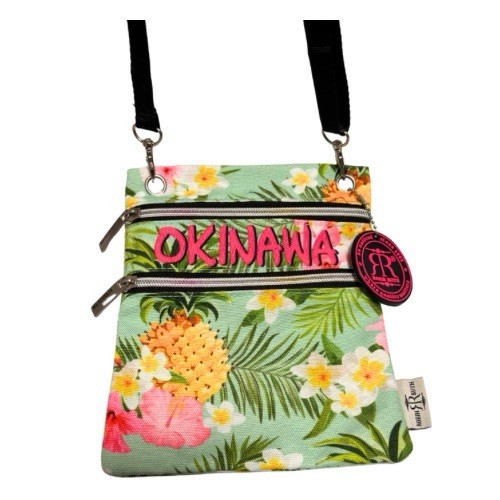 New Robin Ruth OKINAWA Cross body Bag Charm Adjustable Strap Zipper ...