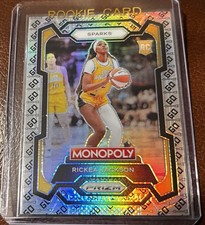 2024 Panini Prizm WNBA Monopoly #63 Rickea Jackson Go Icon Rookie RC