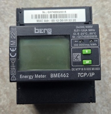 Berg Energy Meter BME462 TCP/IP   vergleichbar mit Gossen Metrawatt EM2289