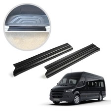 Schwellerleisten für Mercedes Sprinter (W907 | W910) 2018- Schwarz Matt Schwellerleisten für Mercedes Sprinter (W907 | W910) 2018- Schwarz Matt