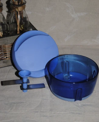 🌟TUPPERWARE Mini Hachoir Oignon Echalote Ail Herbe 300 ml Twister Complet TTBE - Photo 1/4