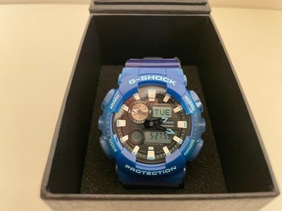 Casio GAX 100MSA 2AJF G SHOCK Digital Wristwatch Blue Resin Band