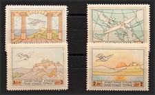 Grecia. Aéreo. MH Yvert 1/4. 1926. Series Completa. Magnifica. Yvert 2019:50