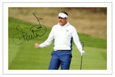 IAN POULTER GOLF SIGNED AUTOGRAPH PHOTO 2014 RYDER CUP