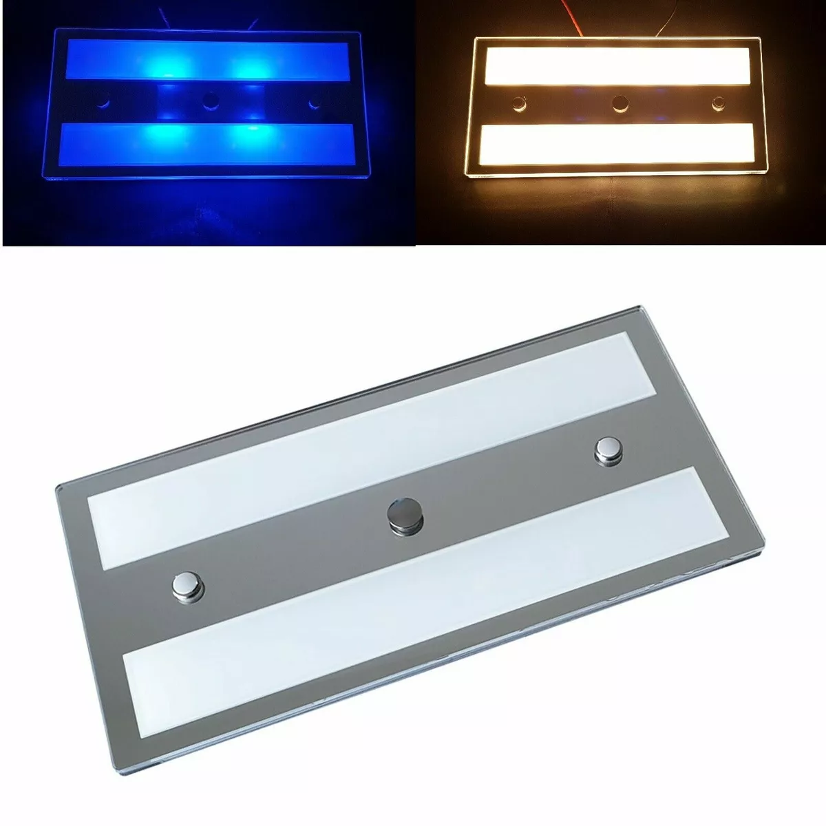 LED Ceiling Light 12V 24V Touch Switch Dimmable Caravan Campervan