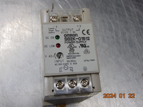 OMRON S82K-01512 POWER SUPPLY