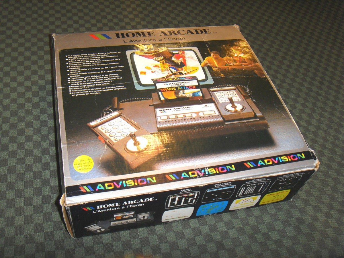 Console Home Arcade Advision Arcadia 2001 - Neuve Avec Space Attack Boîte Poly