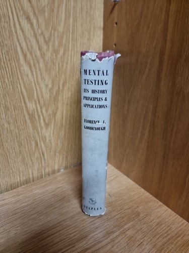 Mental Testing - Its History, Principles And (Goodenough - 1950) (D2) - Picture 2 of 4