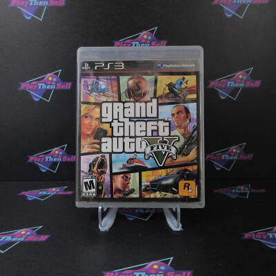 Grand Theft Auto V (5) PS3 PlayStation 3 Complete - 1 Year