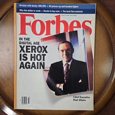 Forbes Magazine June 6, 1994 Xerox is Hot Again, Bonds to Buy, Best flea Markets