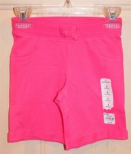 NWT - Girl's Knit French Terry Bermuda Shorts from Jumping Beans - Pink - Sz 5