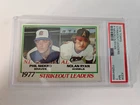 1978 Topps Strkeout Leaders Nolan Ryan P Neikro #206 PSA 7