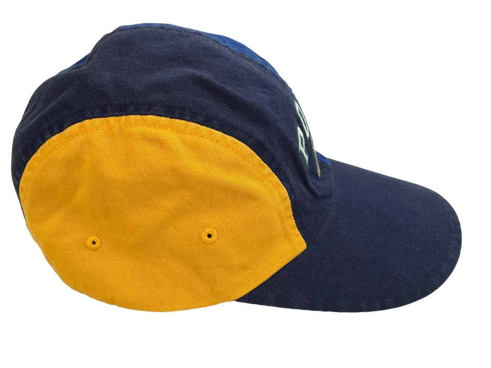 Новый Polo Ralph Lauren длинный Билл синий желтый крыло саржи мяч кепка шляпа L/XL - Изображение 4 из 4