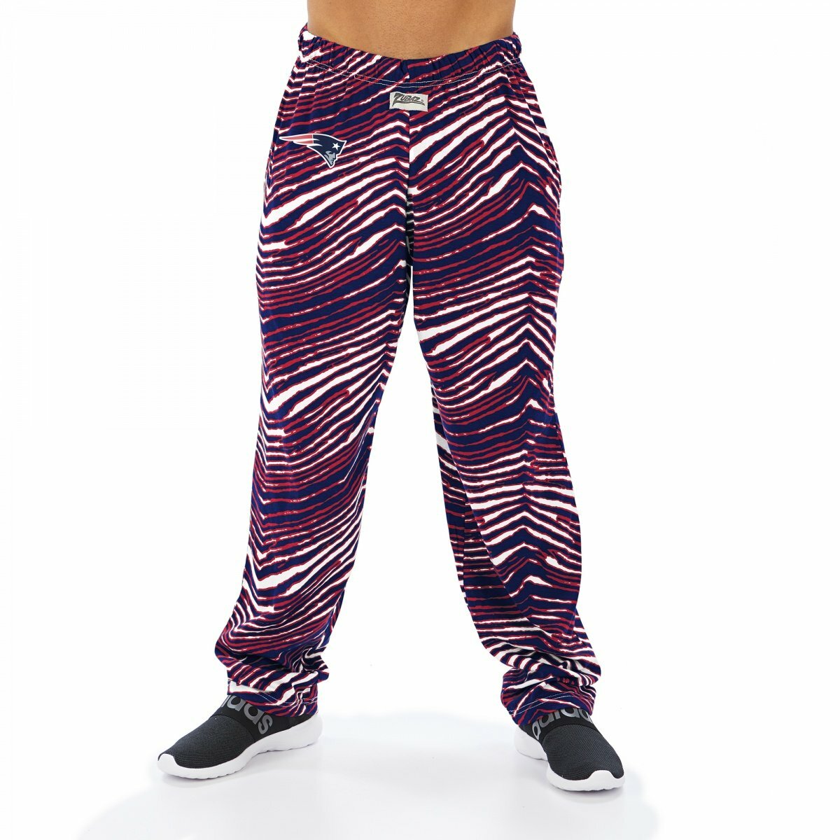 Мужские брюки для отдыха Zubaz NFL New England Patriots с принтом зебры