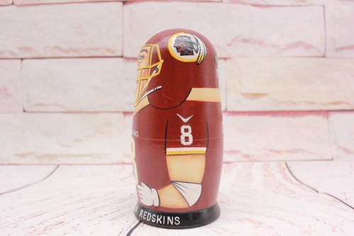 Washington Redskins Kirk Cousins NFL Sport handbemalte Holznestpuppe - Bild 9 von 12