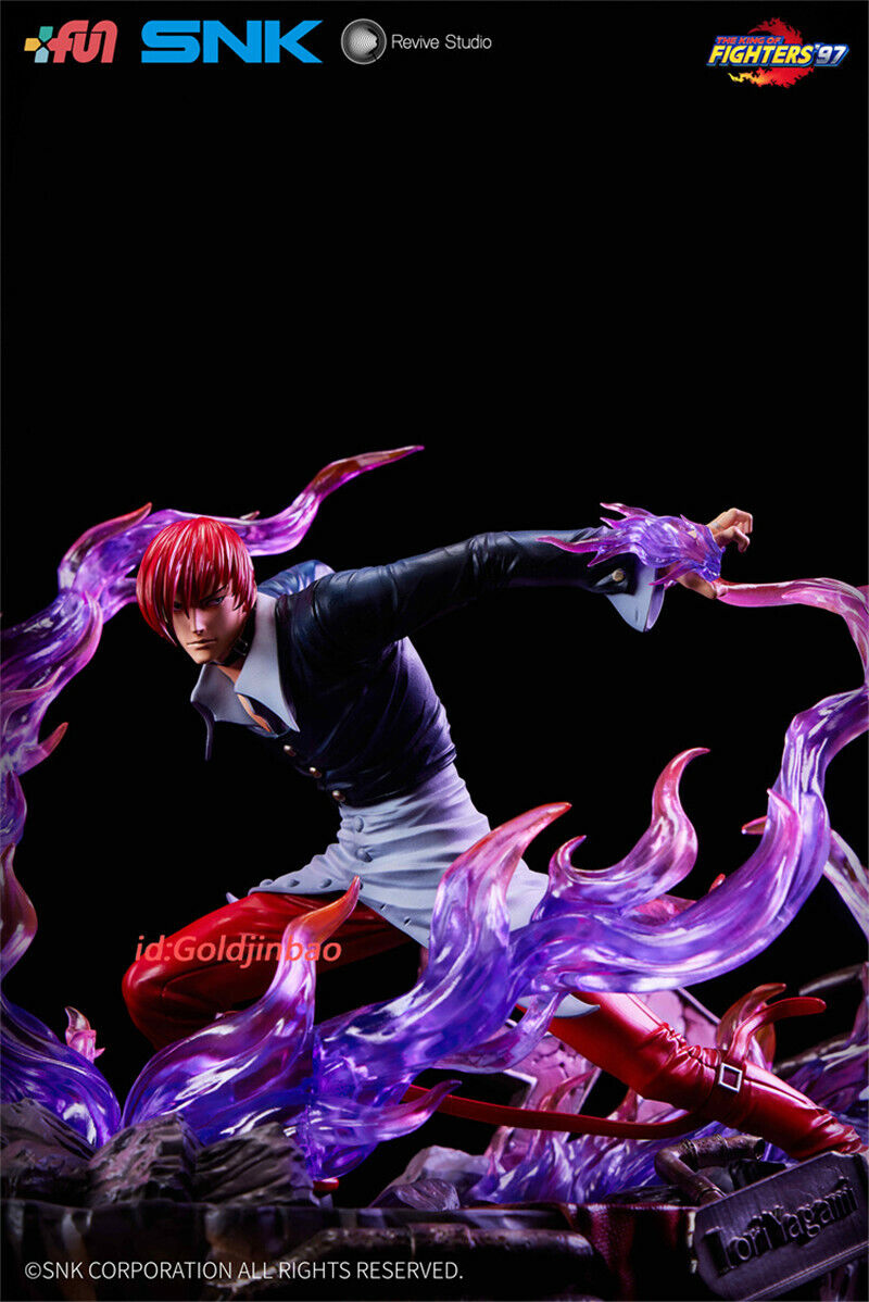 Iori Yagami Statue Resin Model Toys THE KING OF FIGHTERS JOMATAL 30cm