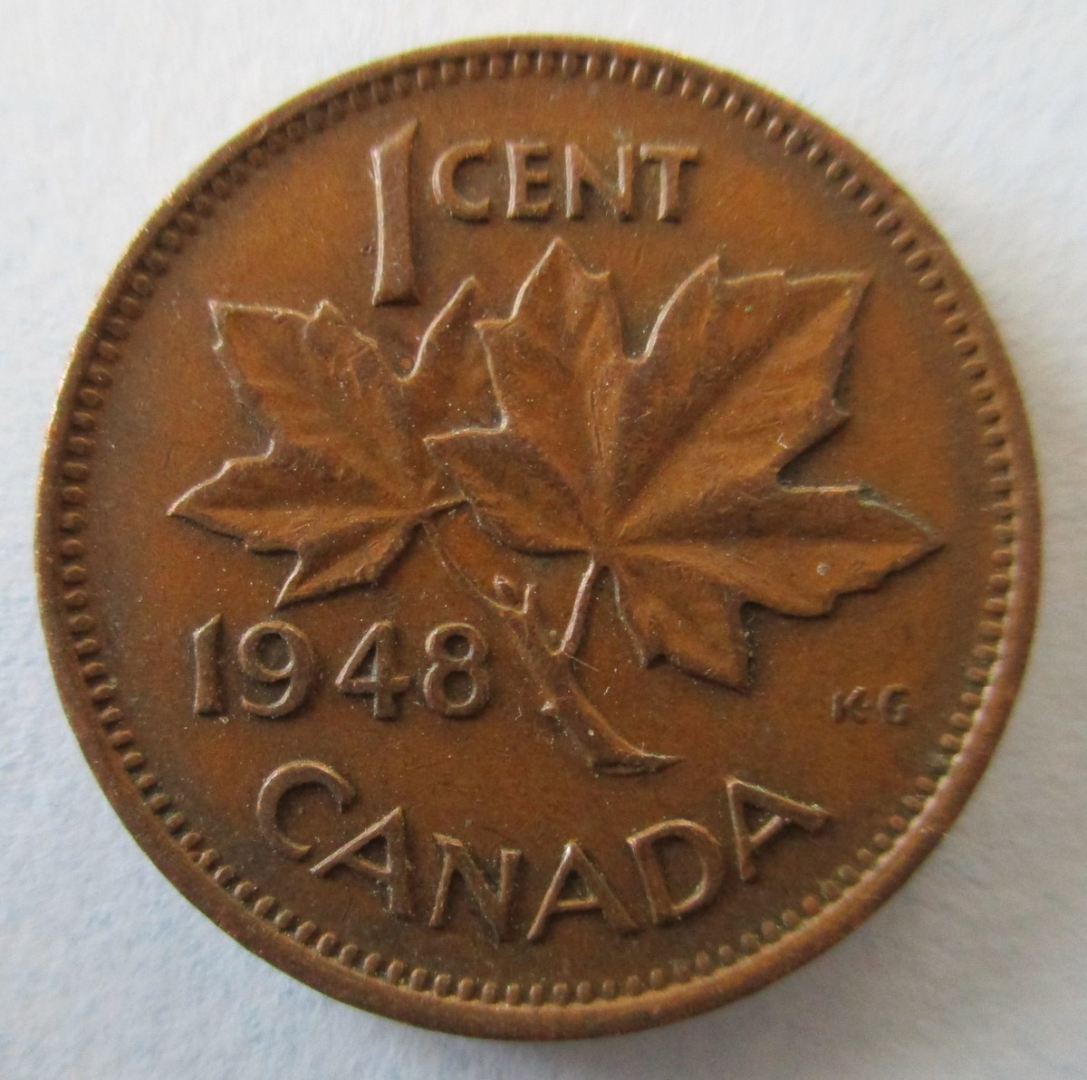 1948 CANADA 1¢ KING GEORGE VI PENNY COIN | eBay