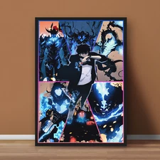 Solo Leveling Jin-Woo Poster Print - No Frame