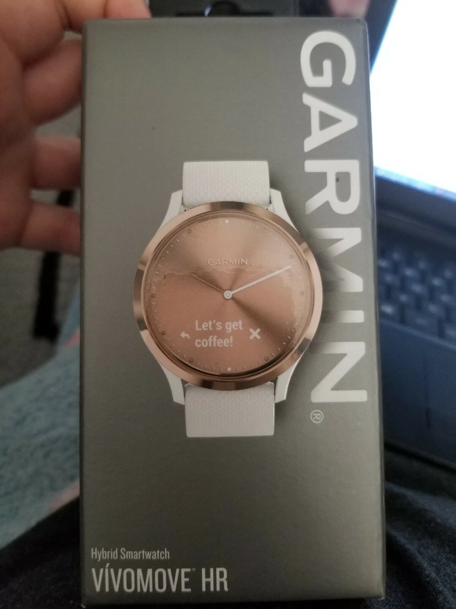 Garmin Vivomove HR Hybrid Smart Watch Rose Gold Brand New Hers