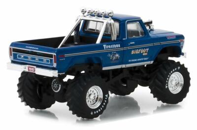 1974 Ford F-250 Monster Truck Bigfoot #1 Blue 1:64 Model - Greenlight 29934