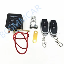 Car Battery Disconnect Cut Off Isolator Master Switch With Dual Remote Control