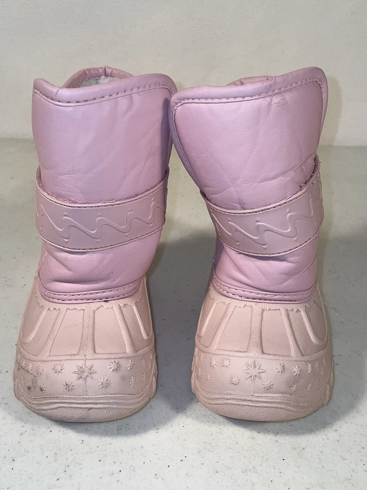Botas de nieve Stride Rite Cold Front II, Thermolite. Niño pequeño 7M. BG21777. Rosa. Foto 4 de 4